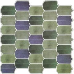 Самоклеюча поліуретанова плитка сіро-фіолетова мозаїка