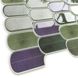 Самоклеюча поліуретанова плитка сіро-фіолетова мозаїка