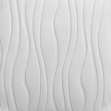 Самоклеюча декоративна настінно-стельова 3D панель хвилі 700х700х8мм (166) SW-00000242