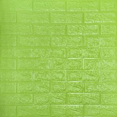 Самоклеюча 3D панель флуоресцентний зелений 700х770х5мм (300-5) SW-00001331