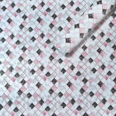Самоклеюча плівка рожева мозаїка 0,45х10м SW-00001233
