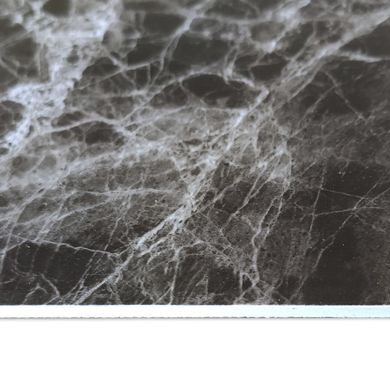 Декоративна ПВХ плита сірий темно-сірий мармур 1,22х2,44мх3мм