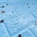 Самоклеюча 3D панель блакитні зірки 700х770х3мм (321) SW-00001342
