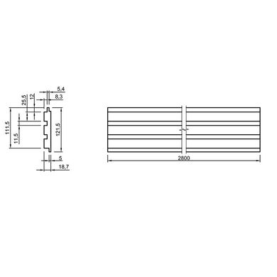 Стінові панелі AGT PR03771 Унідекор 729-Світло-сірий шовк (мат)