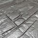 Самоклеюча 3D панель культурний камінь срібло 700x770x5мм (156) SW-00000751